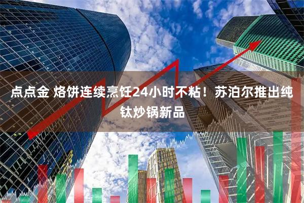 点点金 烙饼连续烹饪24小时不粘！苏泊尔推出纯钛炒锅新品